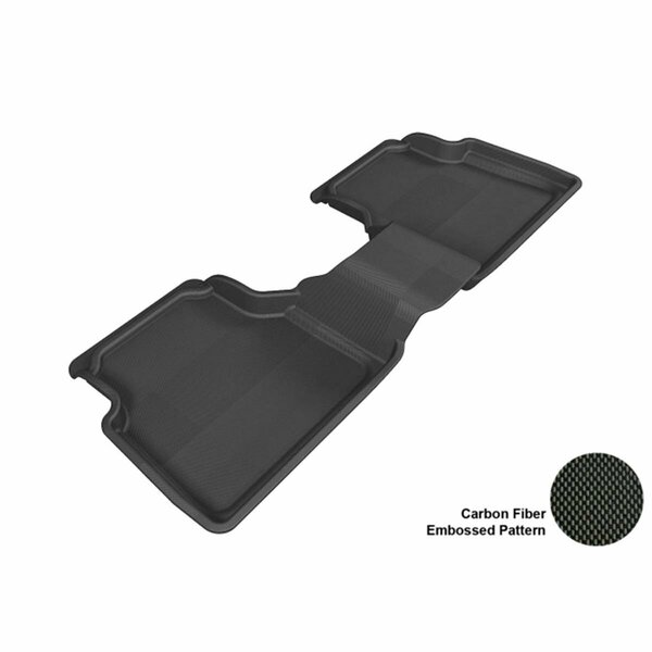 3D Maxpider VOLKSWAGEN TIGUAN 2009-2014 KAGU BLACK R2 Floor Mat L1VW02121509